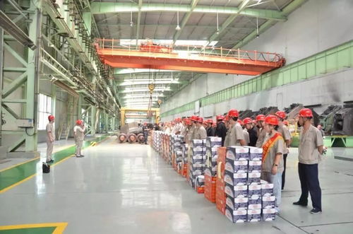 寶山礦業公司 鋼管公司 煉鋼廠 稀土鋼煉鐵廠開展送清涼活動